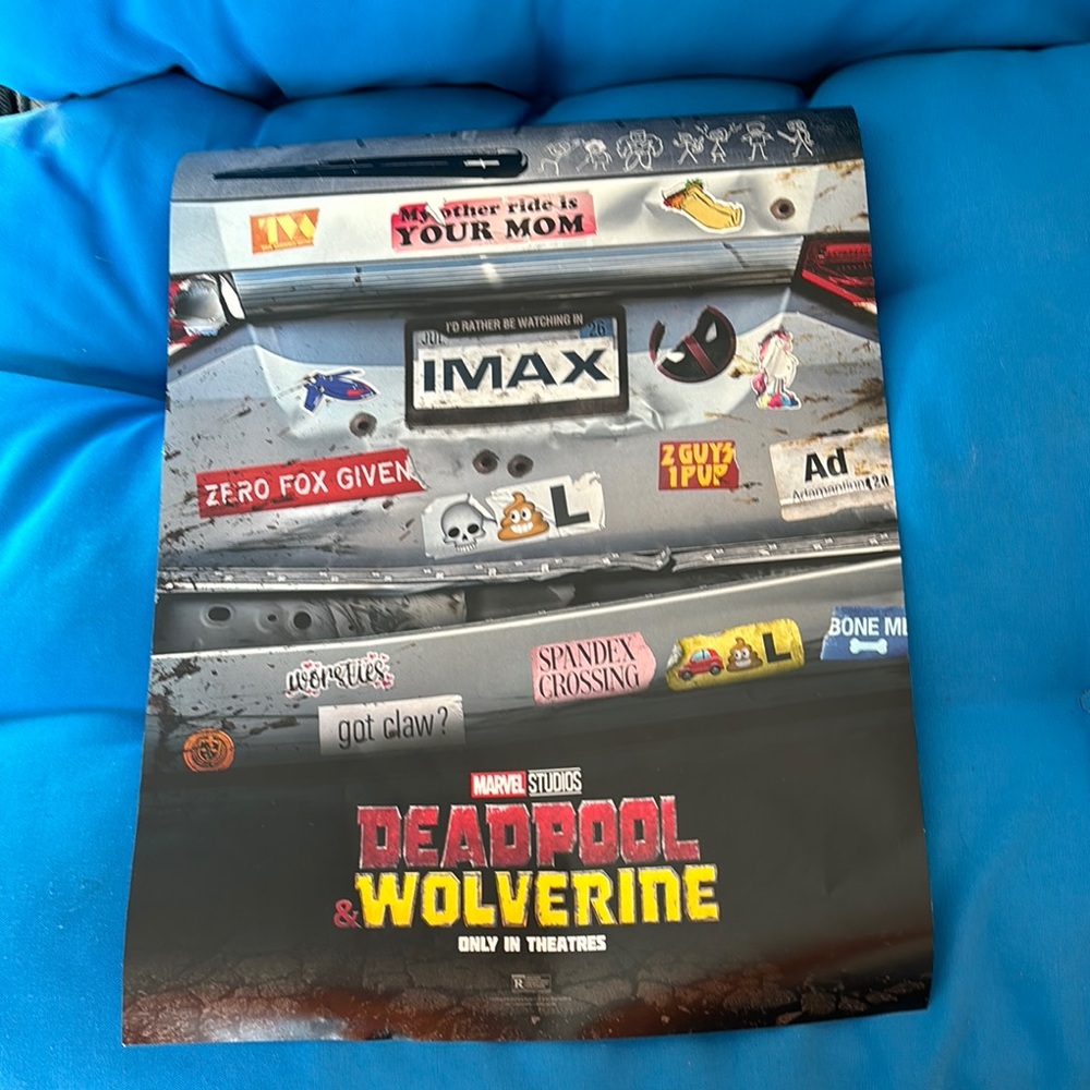 Deadpool & Wolverine Poster Marvel Studios Measurements In Description